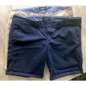 2 pairs size 14 American Eagle Two Button Shorts